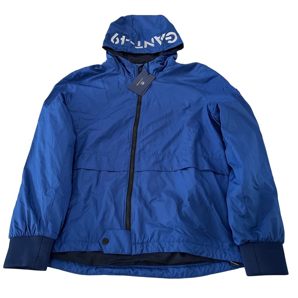 5-57 GANT Men's The Reflective Hood Jacket Blue Medium